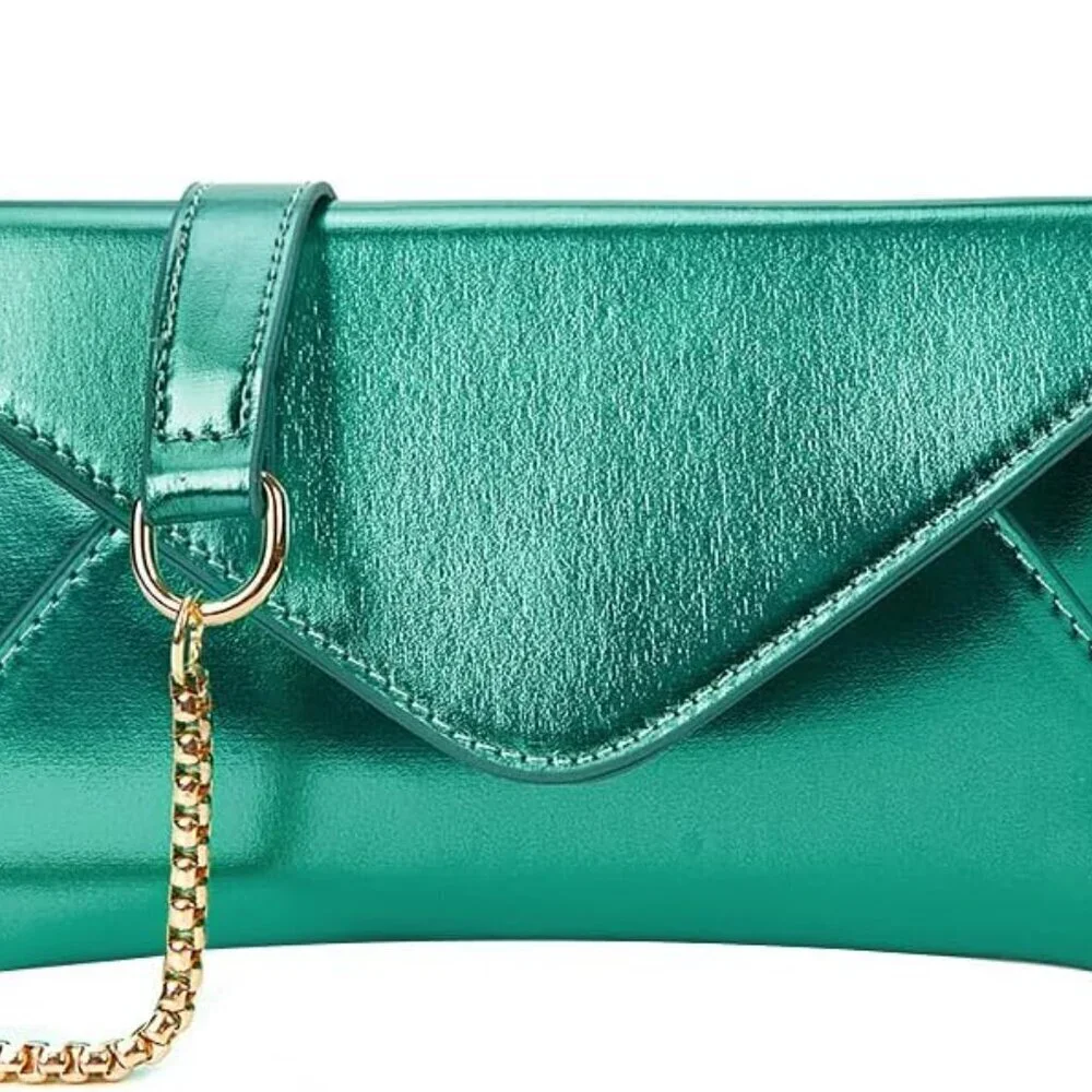 Evening Clutch Purse for Women Pu Leather Small Crossbody Gift